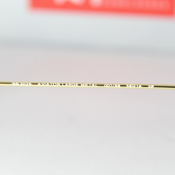 🎁 LAST ONE 🎁  RAYBAN 3025 001/58 POLARIZED GOLD - Picture 6 of 8